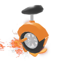 Orange Unicycle